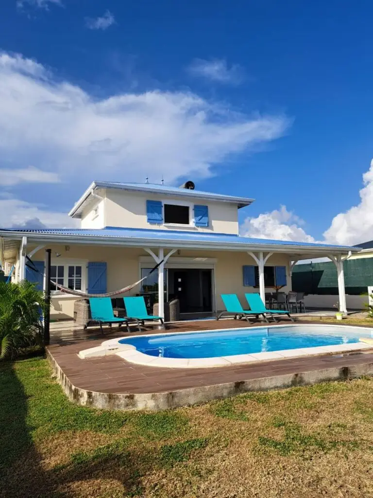 Vue verticale de la villa léone