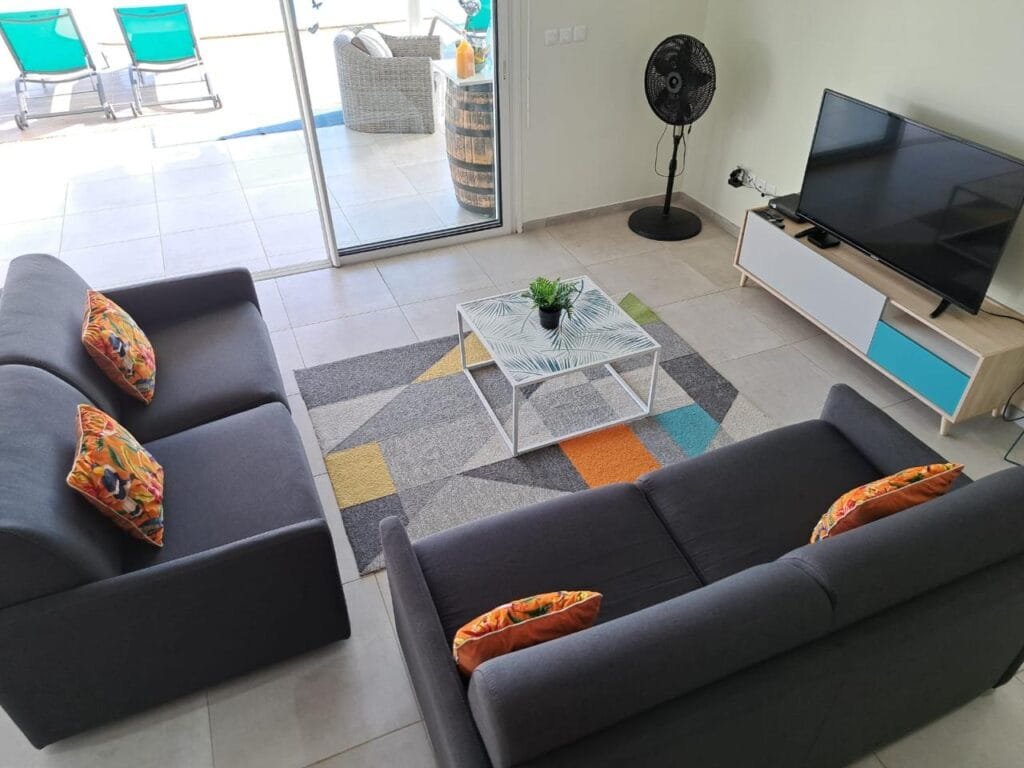 Photo intérieur de la villa léone