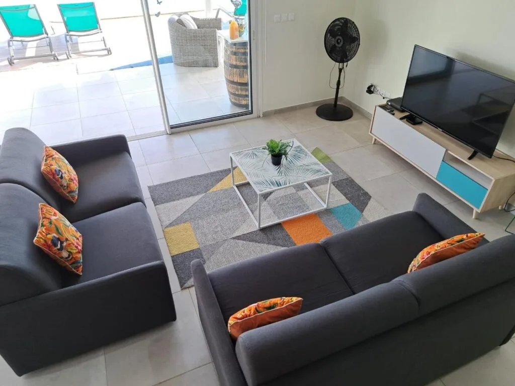 Photo intérieur de la villa léone