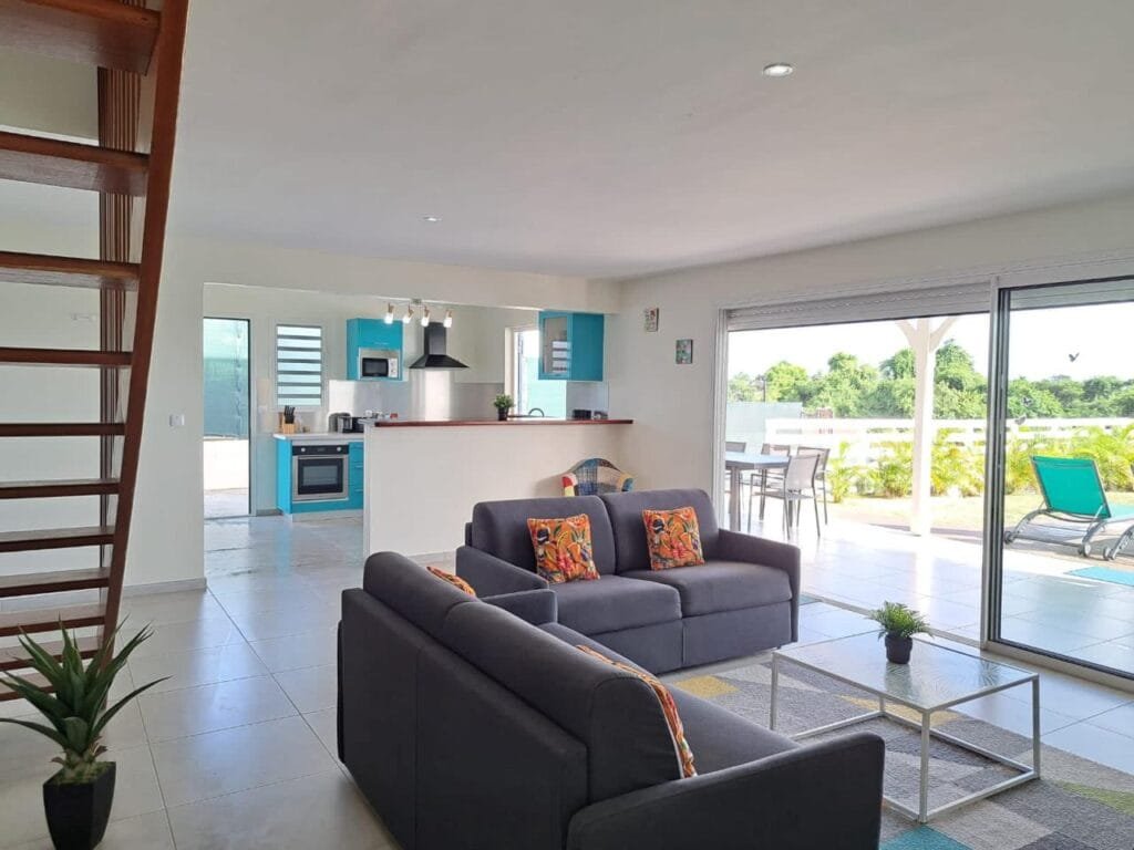 Photo intérieur de la villa léone