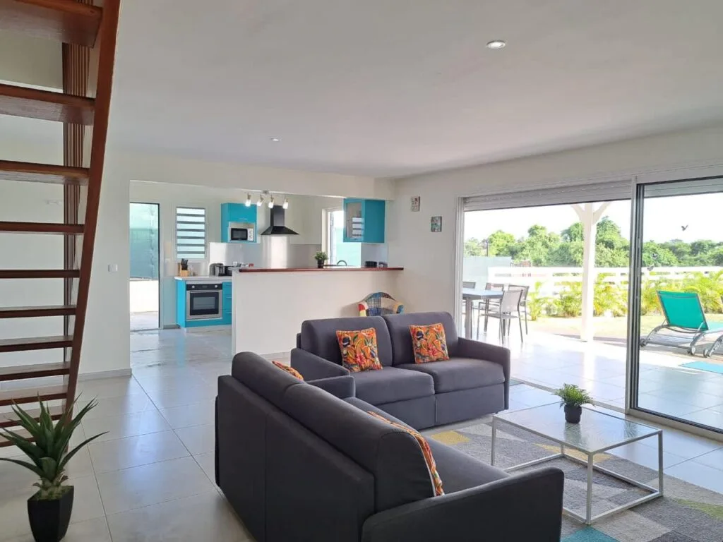 Photo intérieur de la villa léone