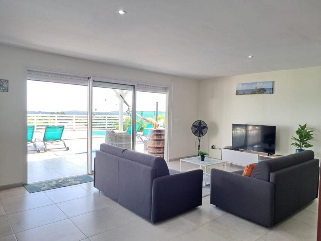 Photo intérieur de la villa léone